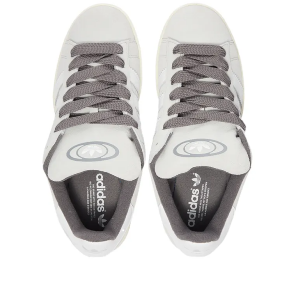 Adidas Campus Next Gen Grey & Crystal White | STYLO