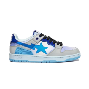 BAPE Blue White
