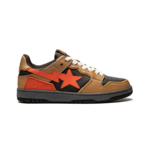 BAPE Sk8 Sta Brown Orange
