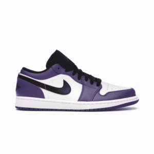 Jordan 1 Low Court Purple White