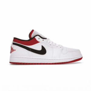 Jordan 1 Low White University Red Black