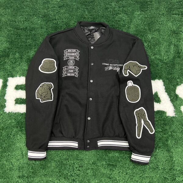 68db7b0c.jpg Stussy x CDG Varsity Jacket