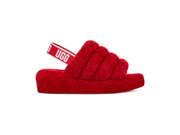 9-1-1.png UGG Fluff Yeah Slide Red