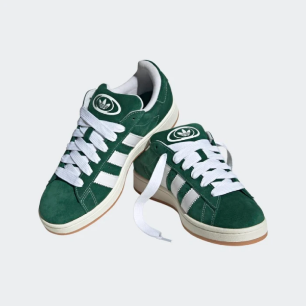 Adidas Campus 00s Dark Green Cloud White | STYLO