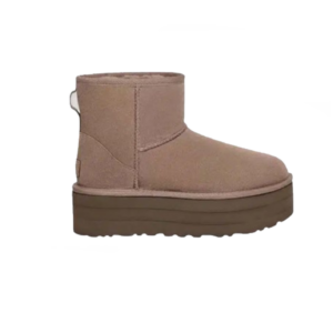 UGG- CLASSIC MINI PLATFORM BOOTS- GREY