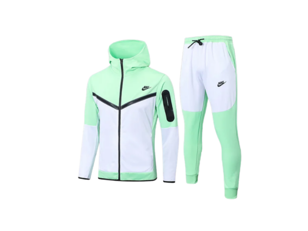 Nike Set: Tech Fleece – Lime Green White