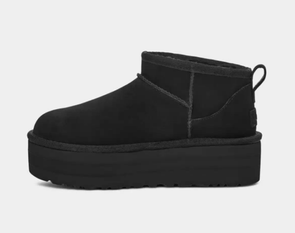 UGG- CLASSIC ULTRA MINI PLATFORM BOOTS- BLACK UGG- CLASSIC ULTRA MINI PLATFORM BOOTS- BLACK | STYLO