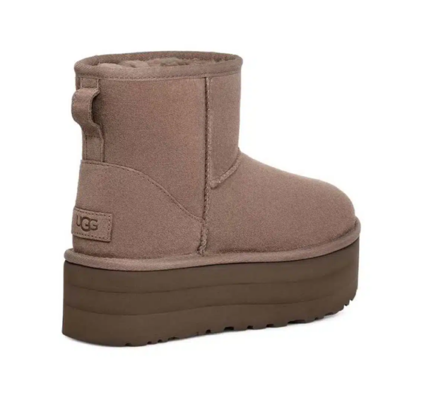 UGG- CLASSIC MINI PLATFORM BOOTS- GREY UGG- CLASSIC MINI PLATFORM BOOTS- GREY | STYLO
