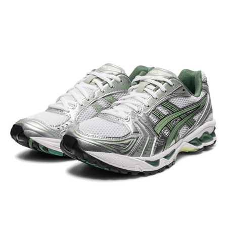 ASICS Gel-Kayano 14 White Pure Silver Slate Grey Sage ASICS Gel-Kayano 14 White Pure Silver Slate Grey Sage | STYLO