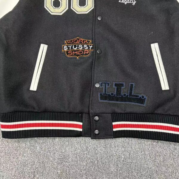 Stussy x Denim Tears X Our Legacy TTL Varsity Jacket