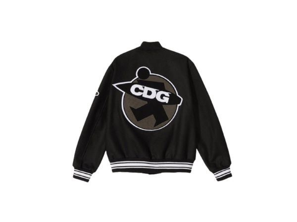 גב.png Stussy x CDG Varsity Jacket