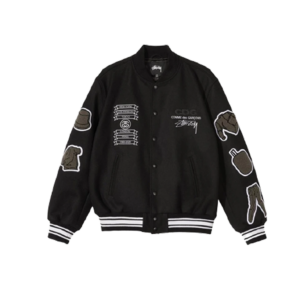 Stussy x CDG Varsity Jacket