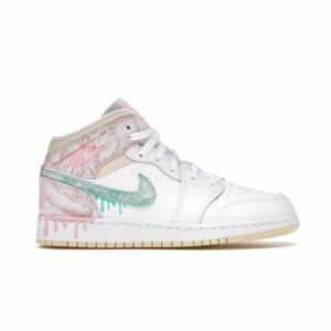 Jordan 1 Mid Paint Drip