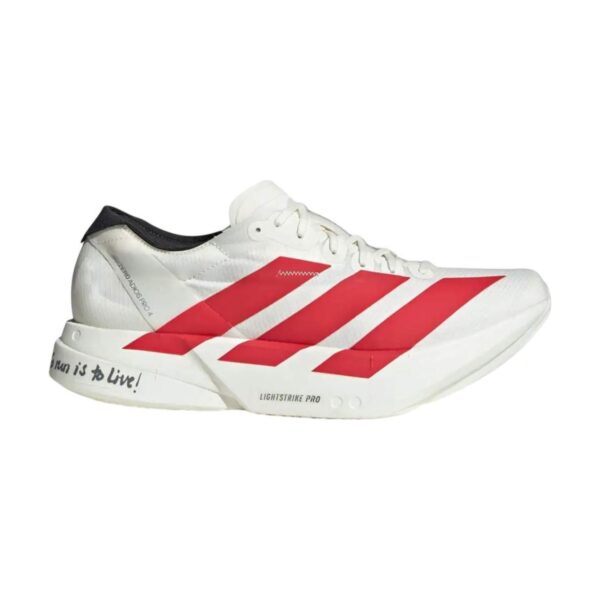 Adidas Adizero Adios Pro 4 Off White Better Scarlet Adidas Adizero Adios Pro 4 Off White Better Scarlet | STYLO