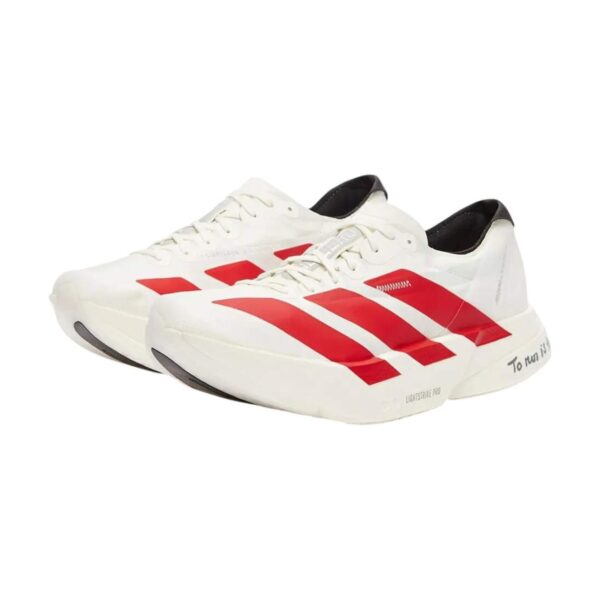 Adidas Adizero Adios Pro 4 Off White Better Scarlet Adidas Adizero Adios Pro 4 Off White Better Scarlet | STYLO