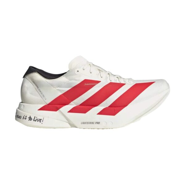 Adidas Adizero Adios Pro 4 Off White Better Scarlet Adidas Adizero Adios Pro 4 Off White Better Scarlet | STYLO