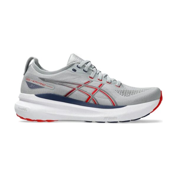 Asics Gel-Kayano 31 Piedmont Grey/Fiery Red Asics Gel-Kayano 31 Piedmont Grey/Fiery Red | STYLO