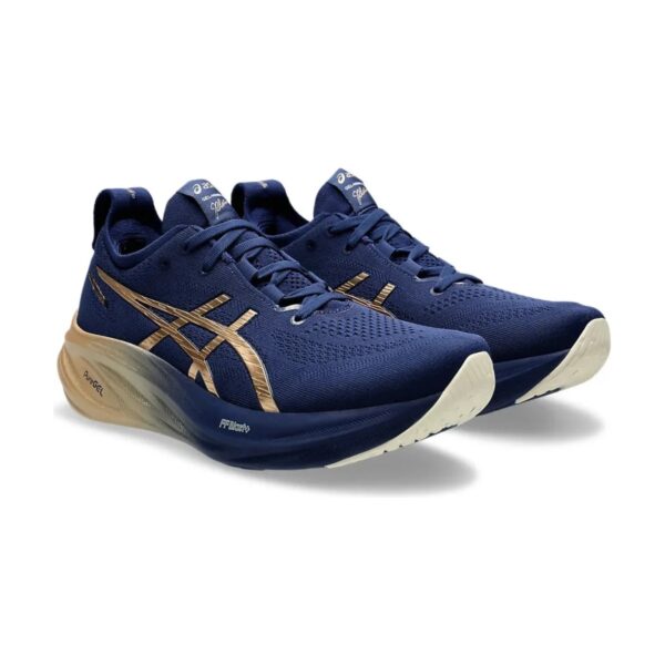 Asics Gel-Nimbus 26 Navy/Gold | STYLO