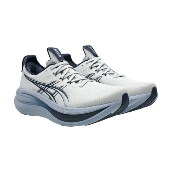 Asics Gel-Nimbus 28 White/Grey | STYLO