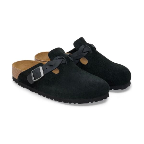 Birkenstock Boston braided black | STYLO