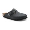 Birkenstock Boston leather oiled black | STYLO