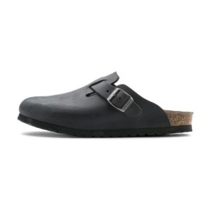 Birkenstock Boston leather oiled black | STYLO
