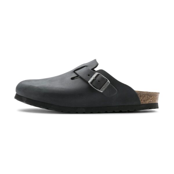 Birkenstock Boston leather oiled black | STYLO