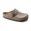 Birkenstock Boston leather oiled tobacco brown Birkenstock Boston leather oiled tobacco brown | STYLO
