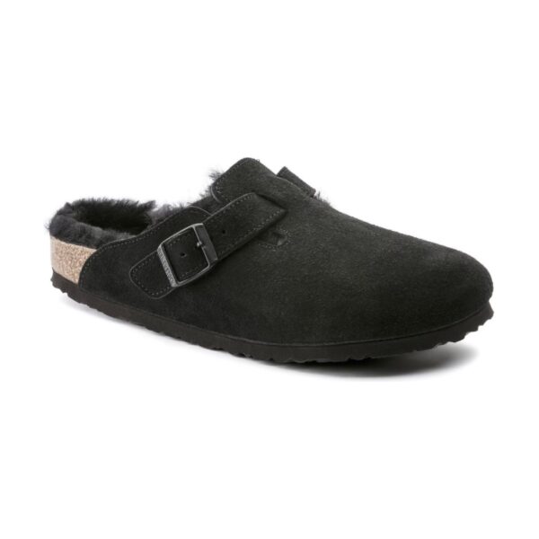 Birkenstock Boston shearling black | STYLO