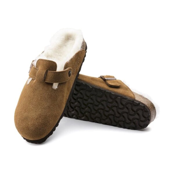 Birkenstock Boston shearling mink | STYLO