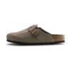 Birkenstock Boston soft footbed taupe | STYLO