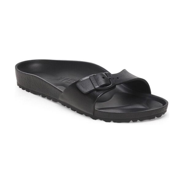 Birkenstock Madrid Black Leather | STYLO