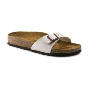 Birkenstock Madrid Cream Bronze | STYLO