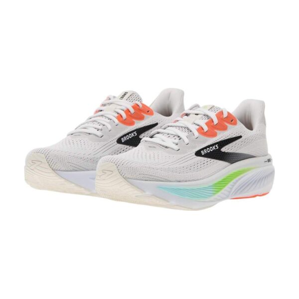 Brooks Ghost 17 White/ Pink Clay/ Gecko | STYLO
