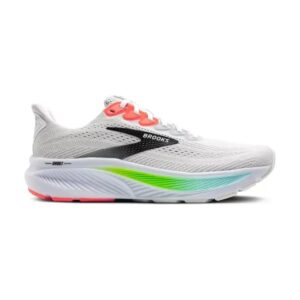 Brooks Ghost 17 White/ Pink Clay/ Gecko Brooks Ghost 17 White/ Pink Clay/ Gecko | STYLO