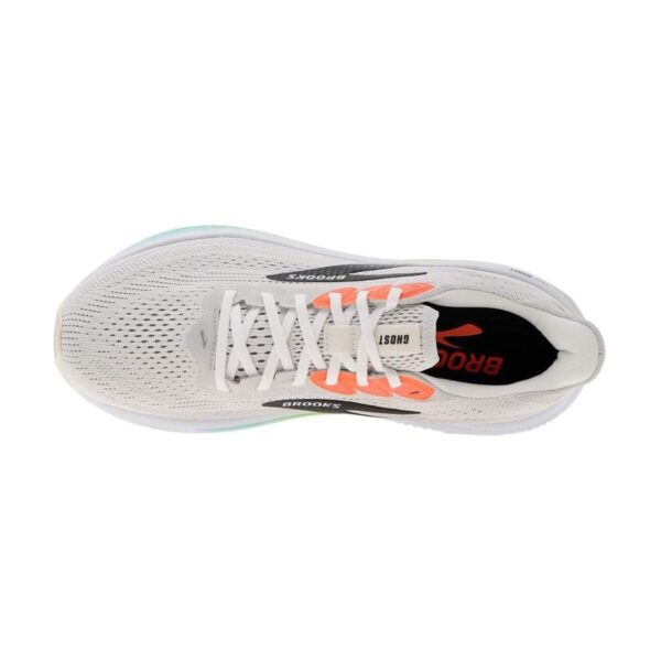 Brooks Ghost 17 White/ Pink Clay/ Gecko | STYLO