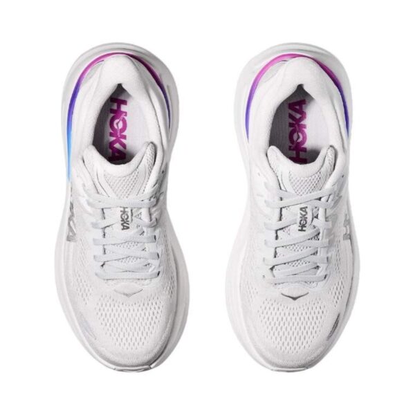 Hoka Bondi 9 Grey/White | STYLO