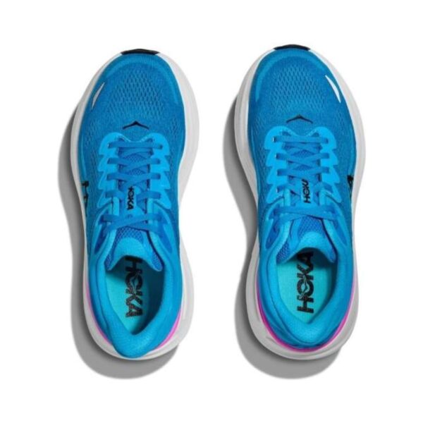Hoka Bondi 9 Skyward Blue/Neon Fuchsia | STYLO
