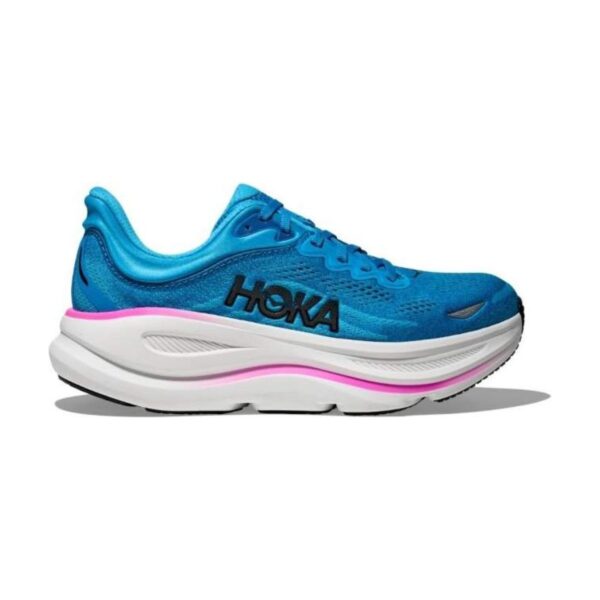 Hoka Bondi 9 Skyward Blue/Neon Fuchsia | STYLO