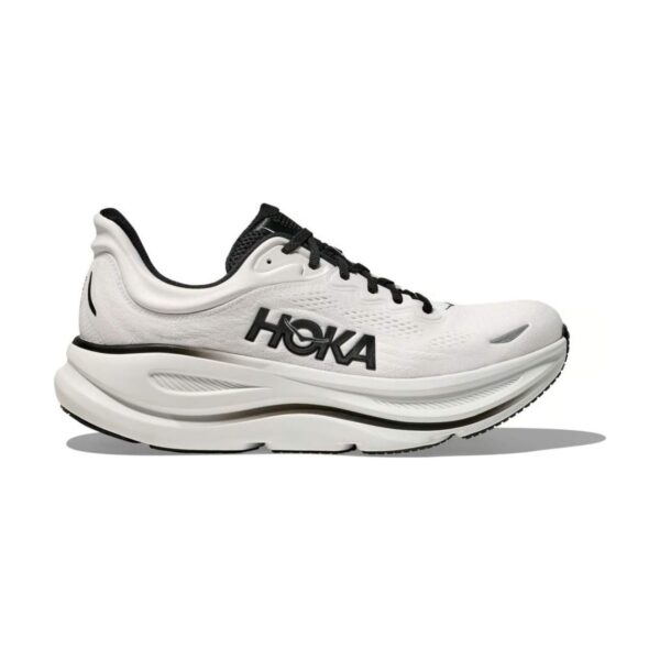 Hoka Bondi 9 White / Black | STYLO