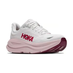 Hoka Bondi 9 White / Pink Opal | STYLO