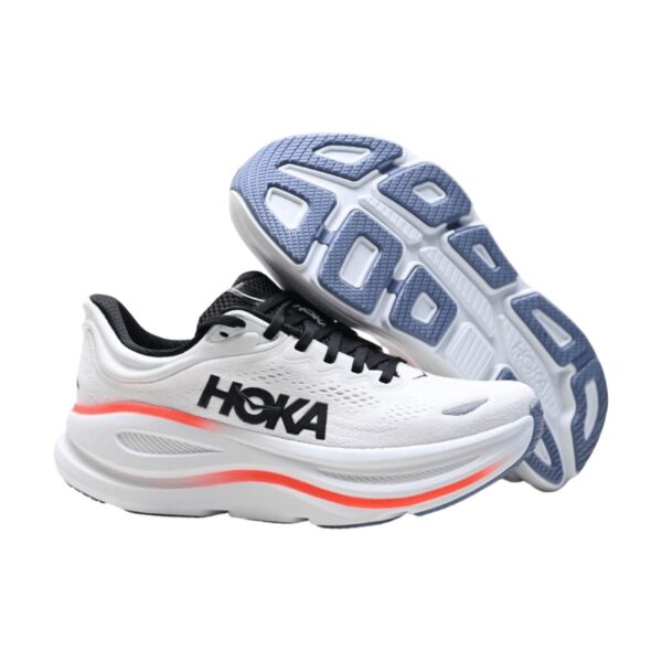 Hoka Bondi 9 White/Red | STYLO