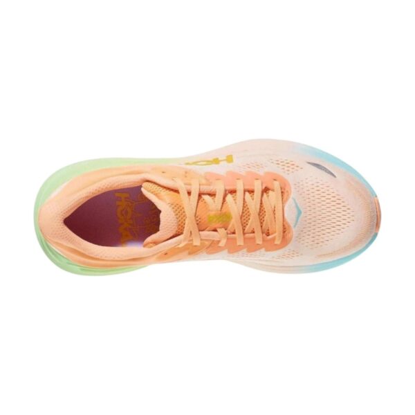 Hoka Bondi 9 Wide Frost Pale Tangerine | STYLO