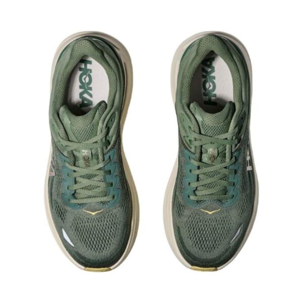 Hoka Bondi 9 Wide Green | STYLO