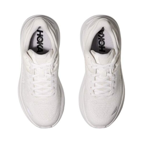 Hoka Bondi 9 Wide White | STYLO