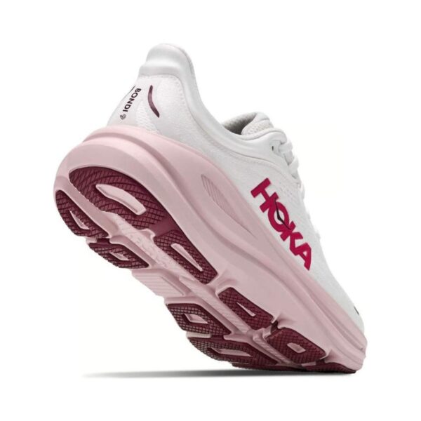 Hoka Bondi 9 Wide White / Pink Opal Hoka Bondi 9 Wide White / Pink Opal | STYLO