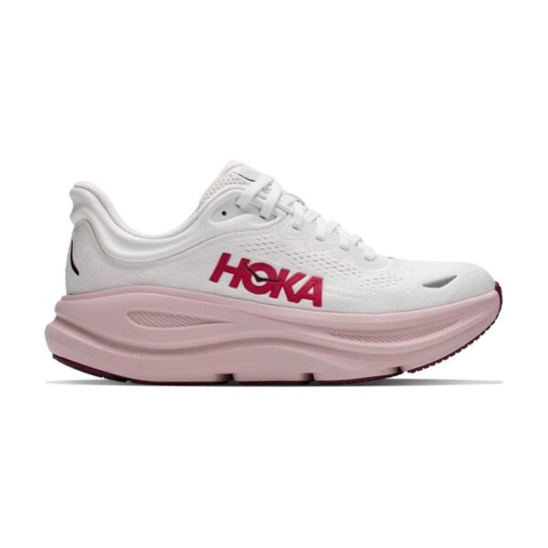 Hoka Bondi 9 Wide White / Pink Opal Hoka Bondi 9 Wide White / Pink Opal | STYLO