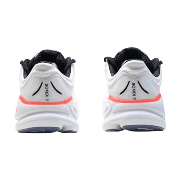 Hoka Bondi 9 Wide White/Red | STYLO