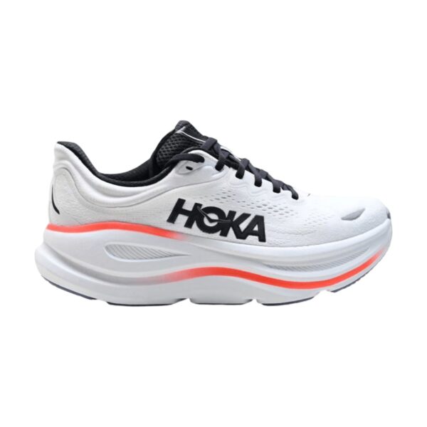 Hoka Bondi 9 Wide White/Red | STYLO