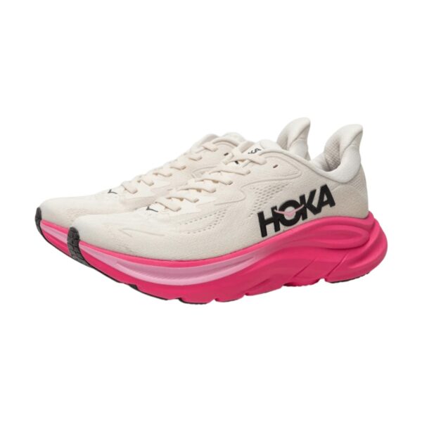 Hoka Clifton 10 Alabaster / Neon Dragonfruit Hoka Clifton 10 Alabaster / Neon Dragonfruit | STYLO